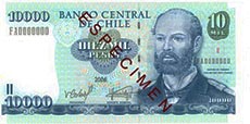 10000 pesos cileno