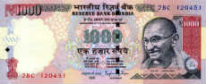 1000 rupie indiane