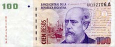 cambio 100 pesos argentino