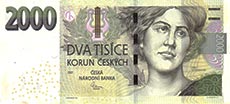 2000 corone ceche