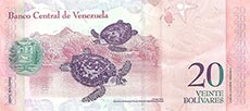 20 bolivar venezuelano
