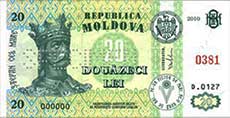 20 lei moldavi