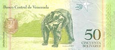 50 bolivar venezuelano