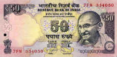 50 rupie indiane