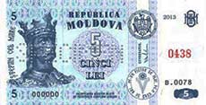 5 lei moldavi